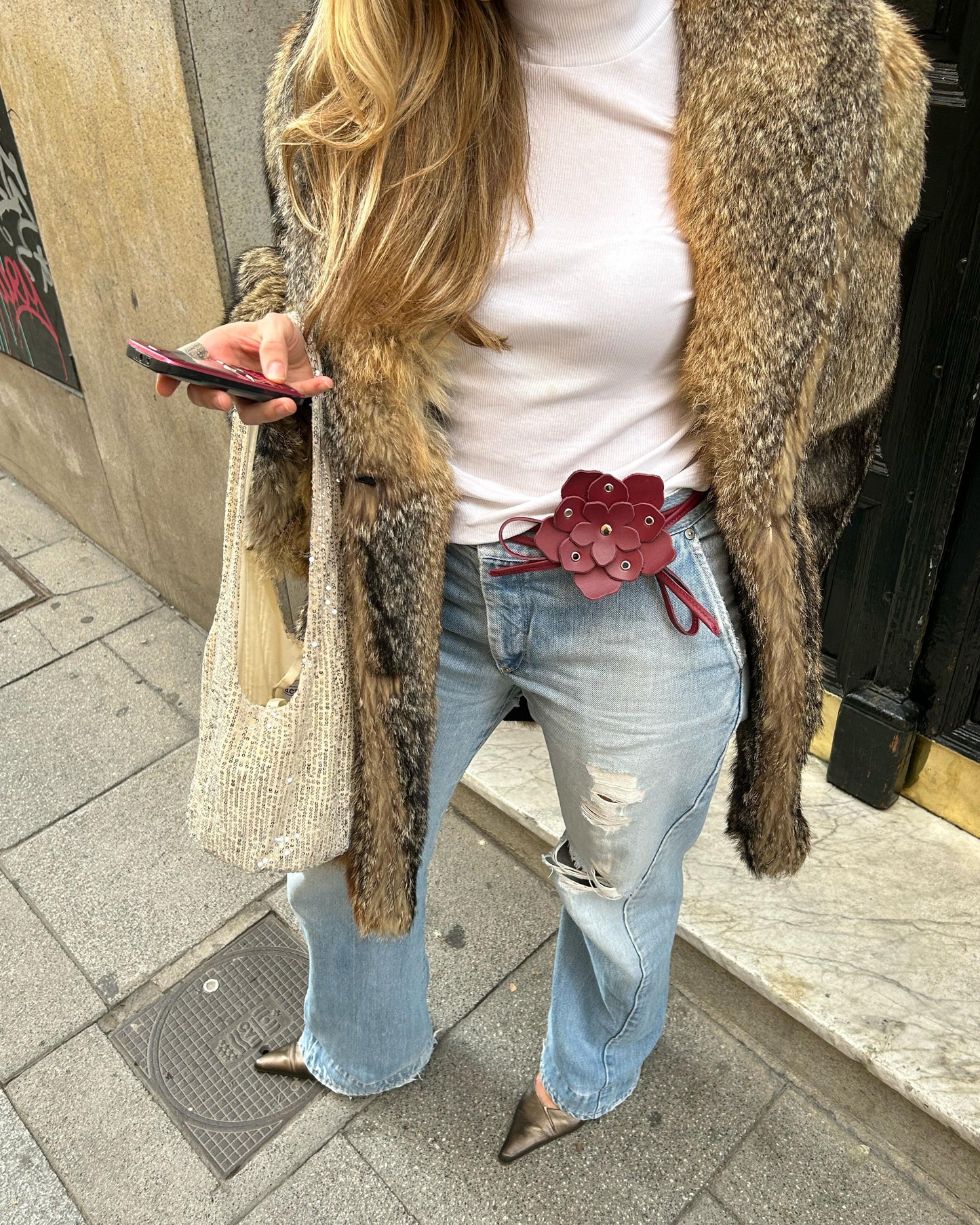 Amalia Flower Set Cherry