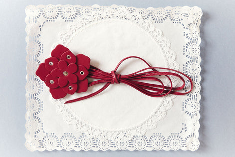 Amalia Flower Set Red