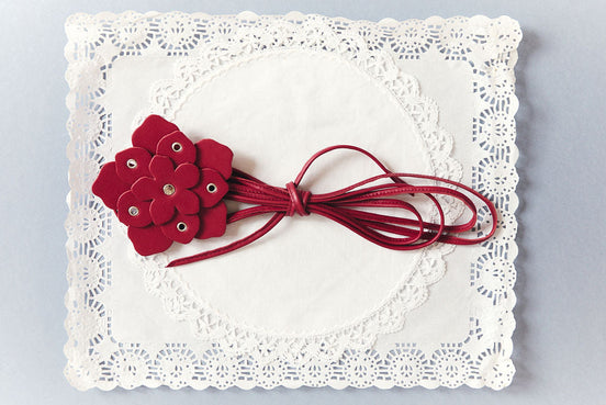 Amalia Flower Set Red