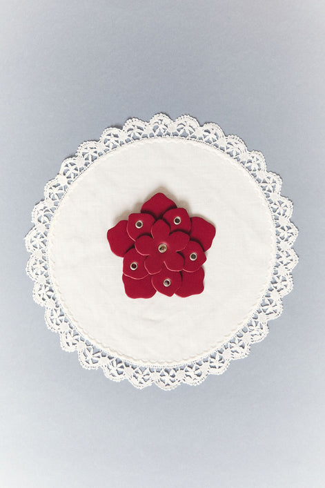 Amalia Flower Set Red